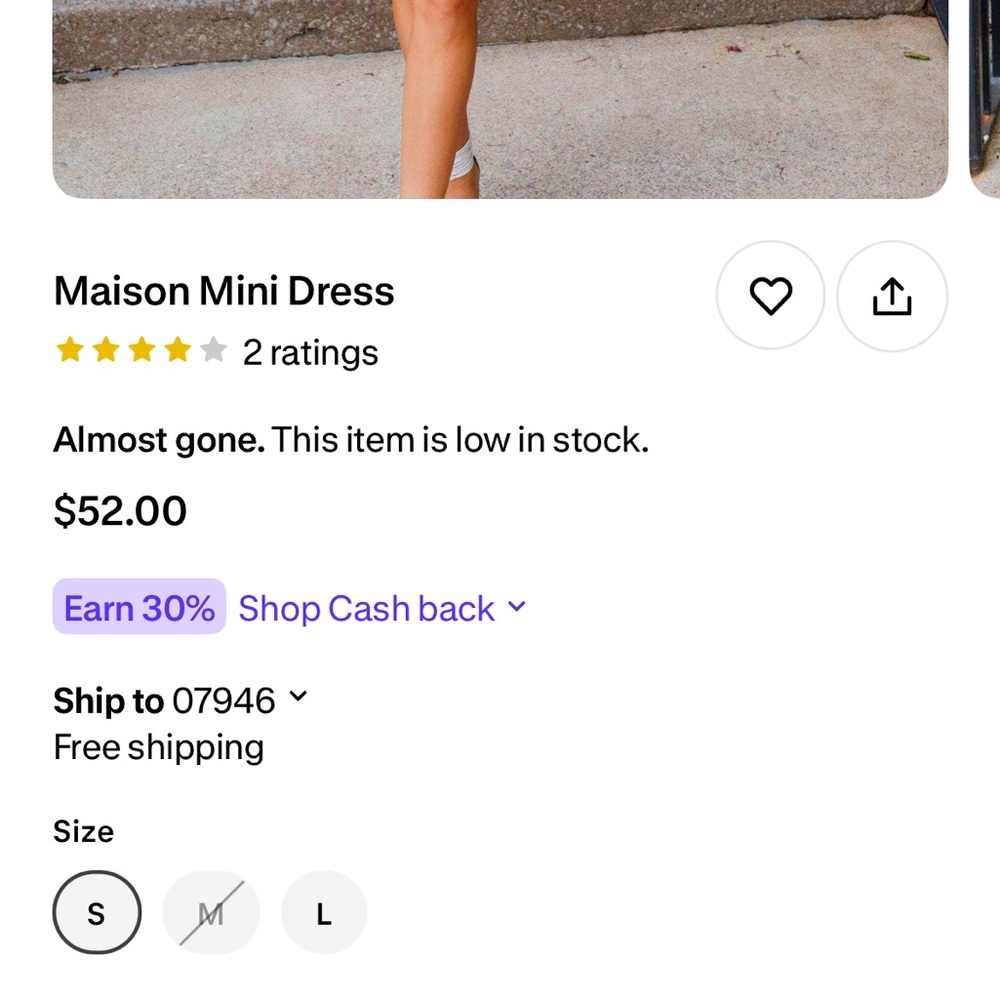 Chic White Button-Front Mini Dress - Picture 5 of 6